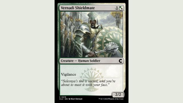 vernadi shieldmate magic the gathering card