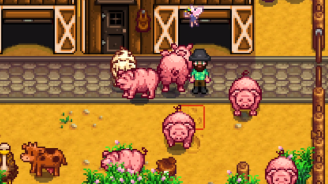 Animals on the Farm in Stardew Valley