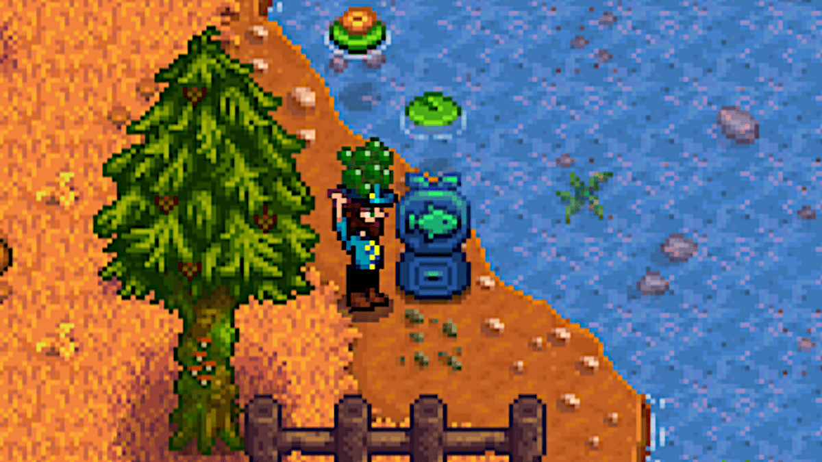 Using the Bait Maker in Stardew Valley