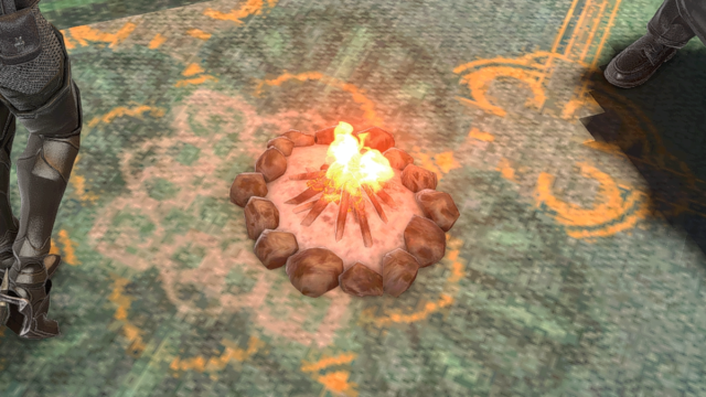 The Wanderer's Campfire in Final Fantasy XIV