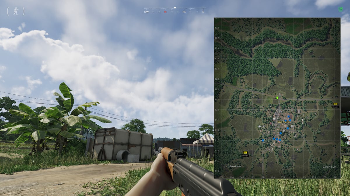 Using map in Gray Zone Warfare 