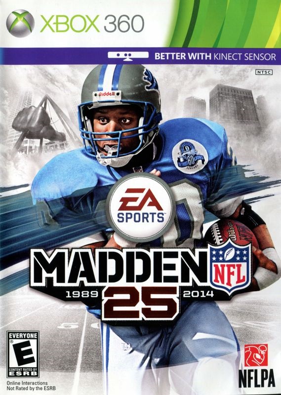 Madden NFL 25 Xbox 360 box art cover