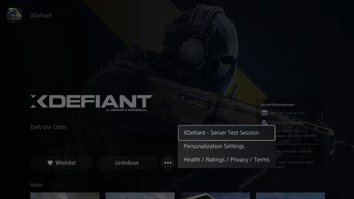 server test version xdefiant