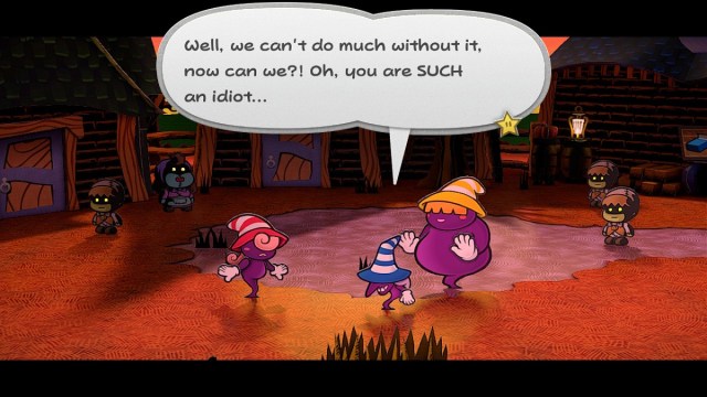 Paper Mario: The Thousand Year Door Verbal Abuse dialog.