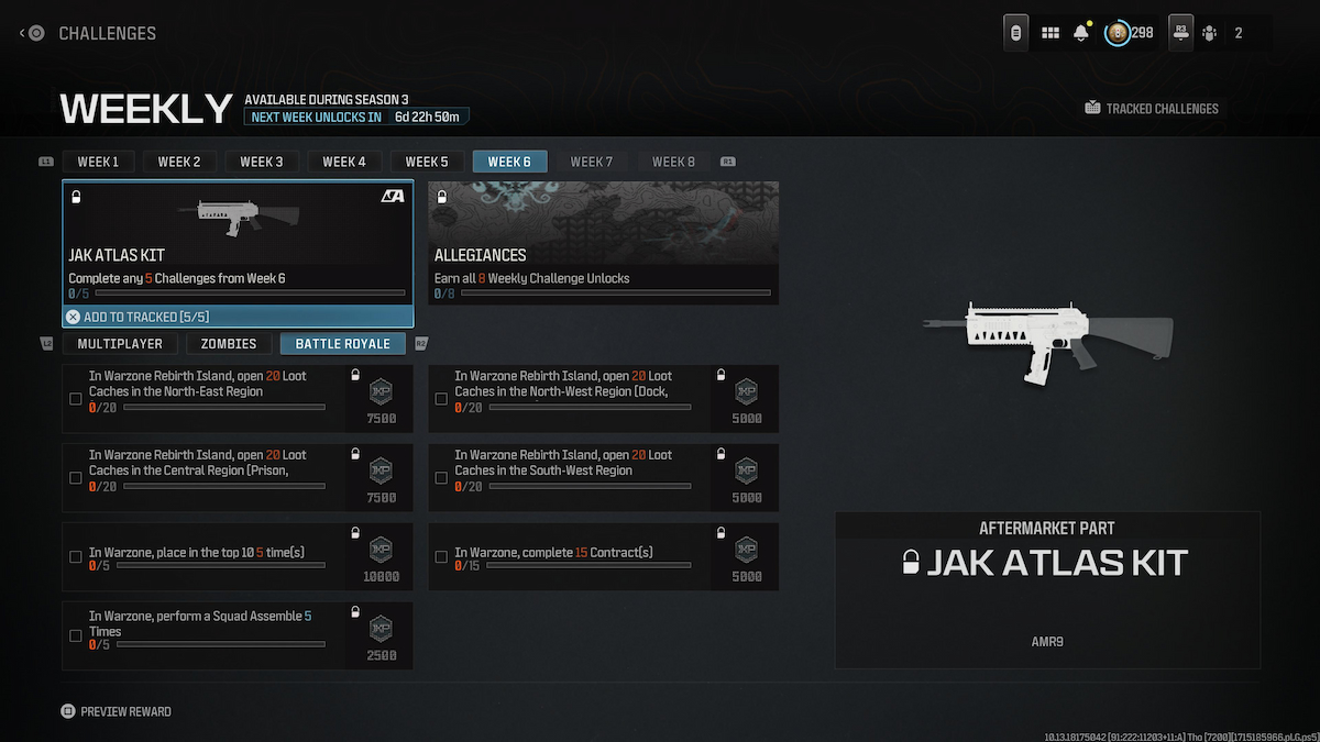 Jak Atlas Kit in MW3 and Warzone