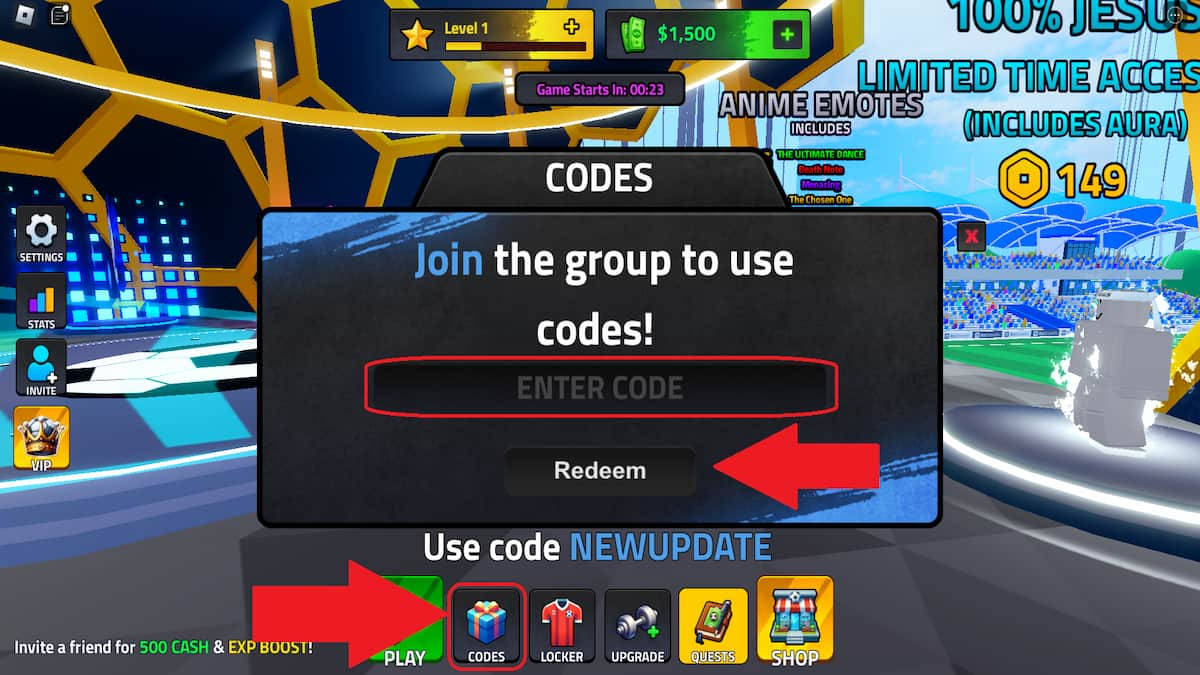 Ultimate Soccer How to redeem codes