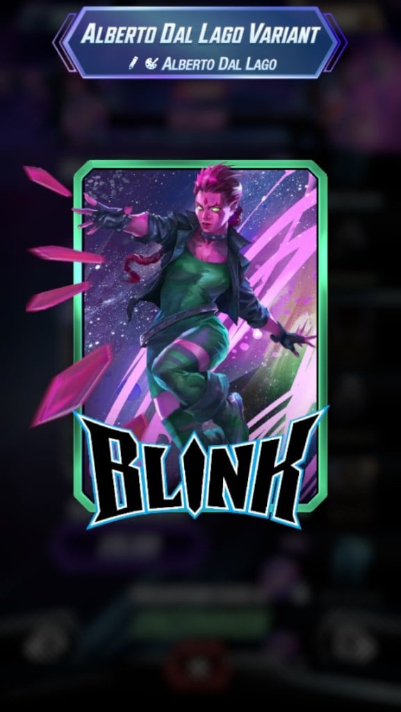 Marvel Snap Blink variant