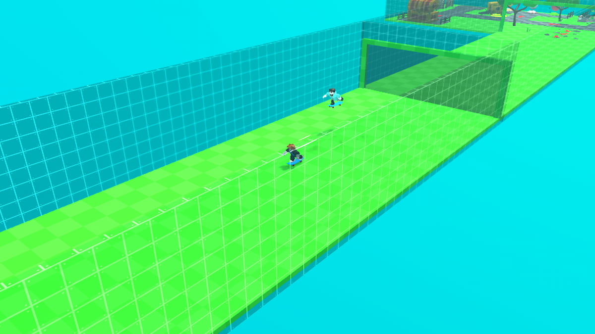 Skateboard Race Simulator Gameplay Screenshot