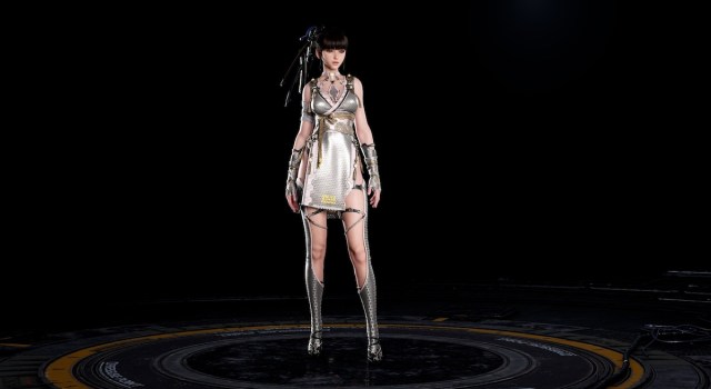 Eve's White Kunoichi suit in Stellar Blade