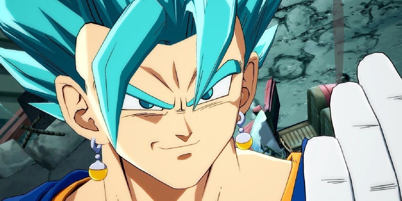 Vegito as seen in Dragon Ball FighterZ. 