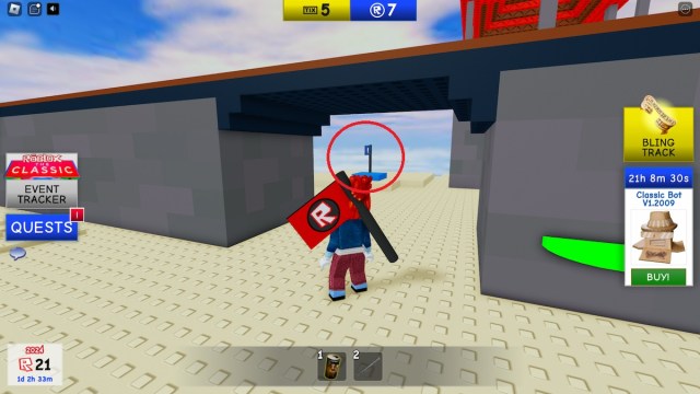 Blue Flag in Roblox The Classic