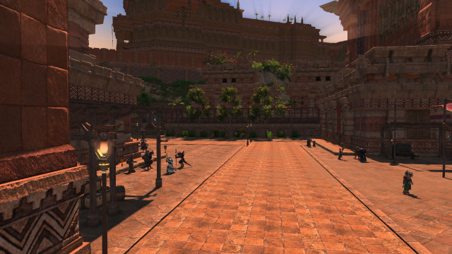 An area in Tuliyollal, from the Final Fantasy XIV Dawntrail Media Tour