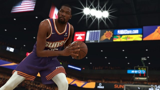 An image of Kevin Durant in NBA 2K24