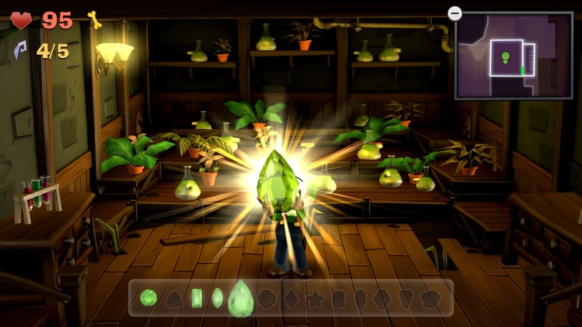 Luigi's Mansion 2 HD Tear-shaped emerald gem