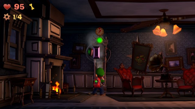 Luigi's Mansion HD Grandfather Clock gem