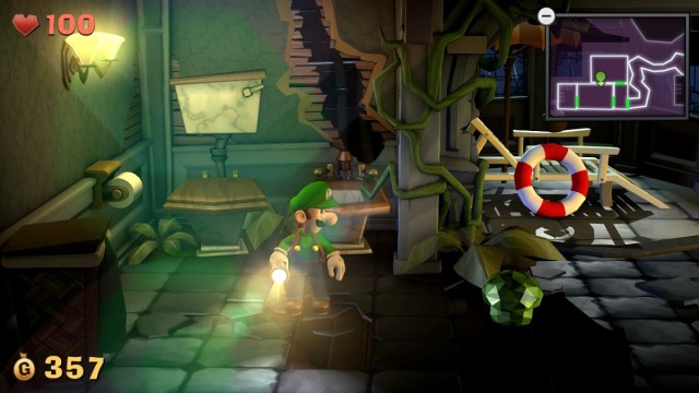 Luigi's Mansion 2 HD Bathroom Gem