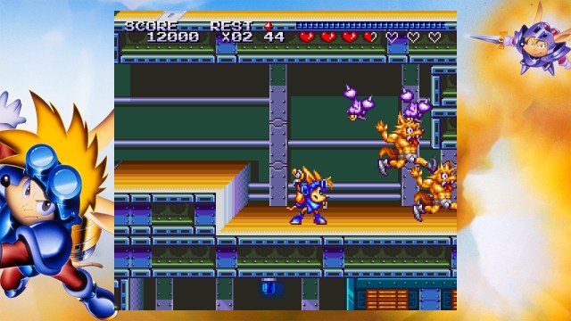 Rocket Knight Adventures Resparked Sparkster SNES 