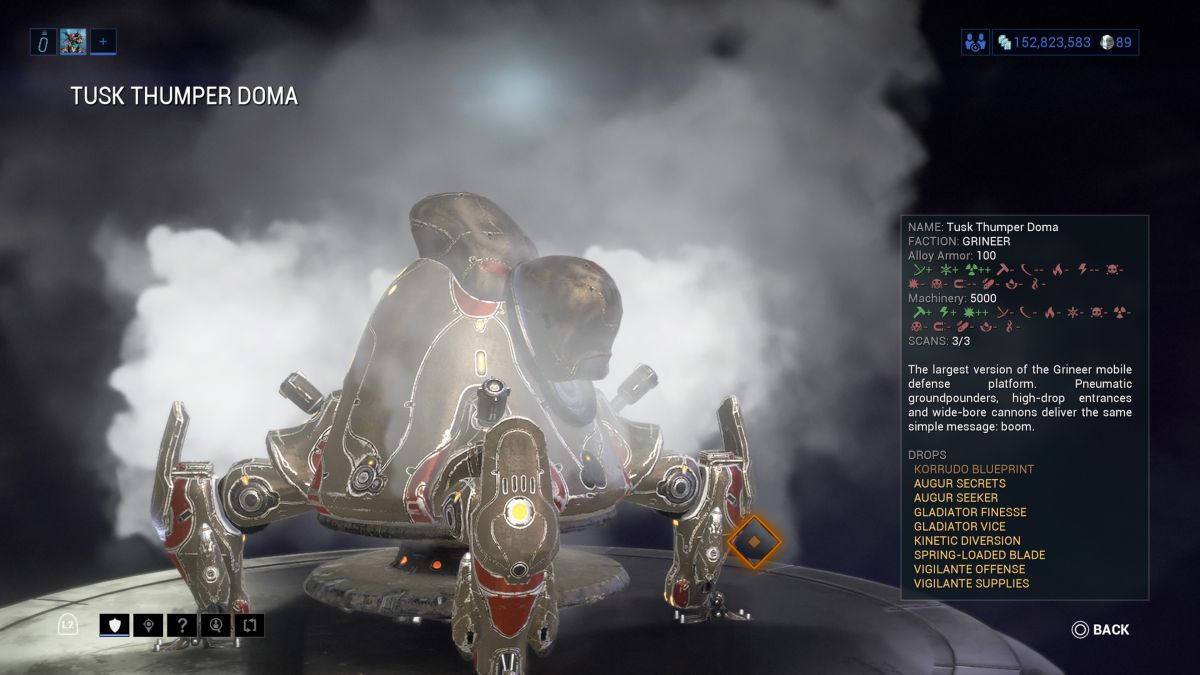 Where to find a Tusk Thumper Doma in Warframe