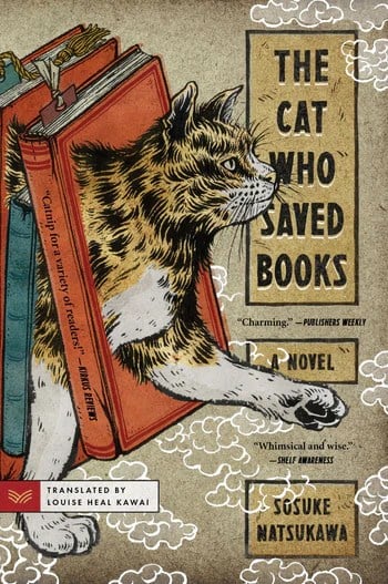 The cover for The Cat Who Saved Books.