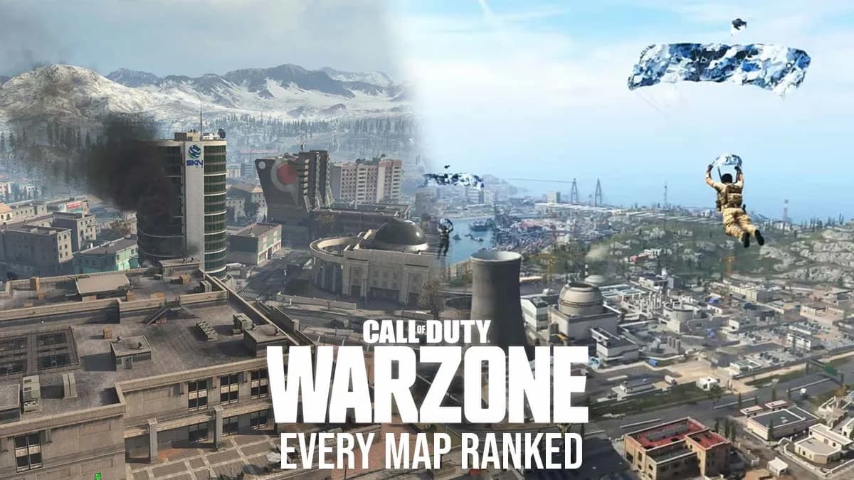 Ranking of the Warzone map