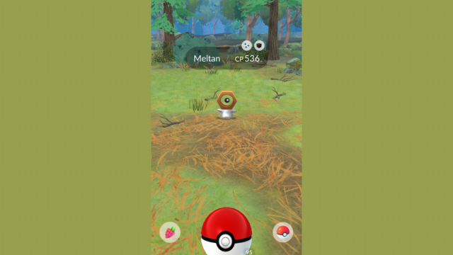 Shiny Meltan in Pokemon Go