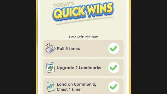 Monopoly GO Tycoon Racers flags from quick wins