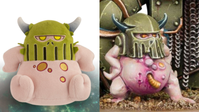 Nurgling plush from Warhammer and Tomy