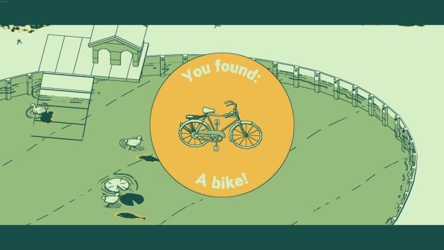 schim demo preview - finding a bike in a pond