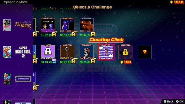 Nintendo World Championships NES Challenges