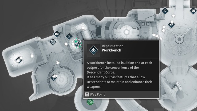 The First Descendant Workbench Map Location