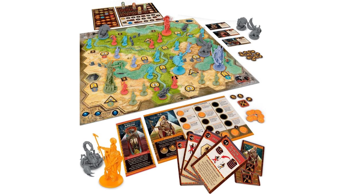 ankh gods of egypt best board games with miniatures