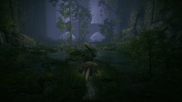 Devonia's Hammer in Elden Ring Shadow of the Erdtree - flooded passageway