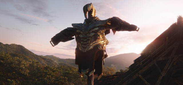 Thanos' armor in Endgame