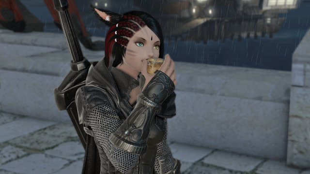 Eating food in Final Fantasy XIV will boost your EXP gain by at least 3%