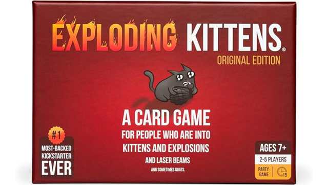 Exploding Kittens card game