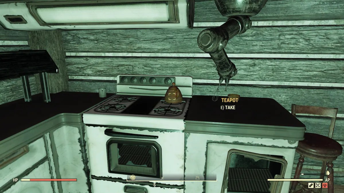 fallout 76 dolly sods wilderness teapot on stove