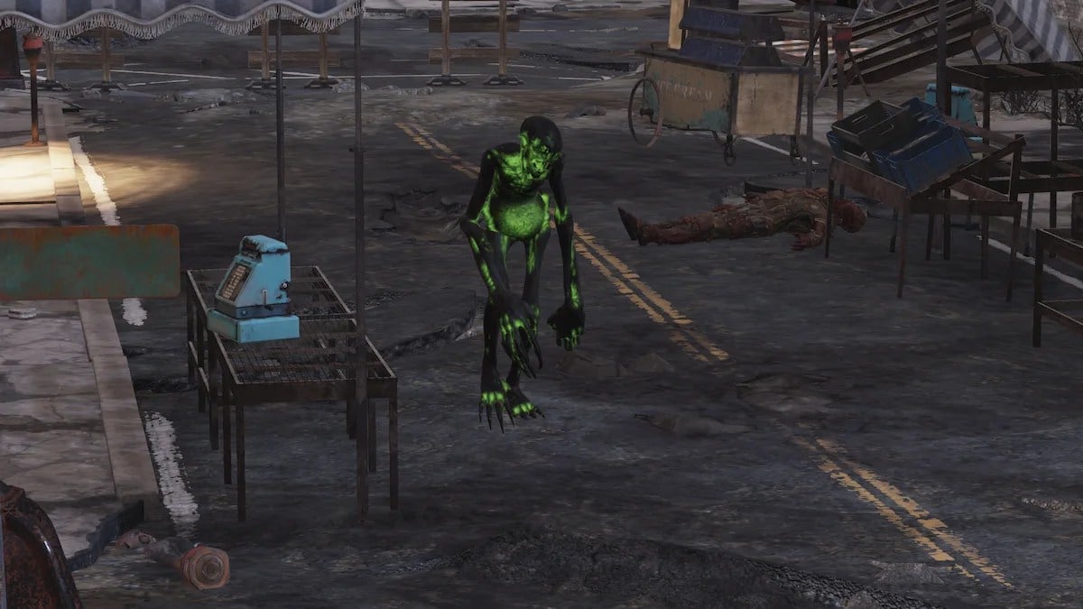 fallout 76 glowing wendigo in lewisburg