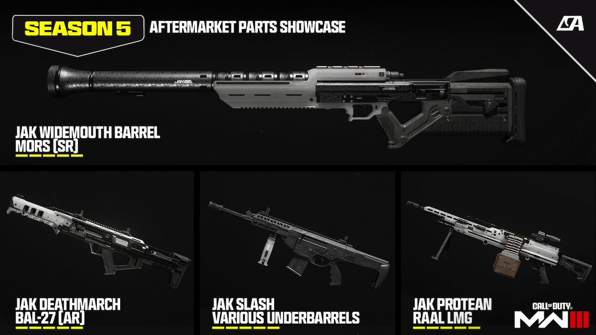 MW3 and Warzone Season 5 Aftermarket Parts