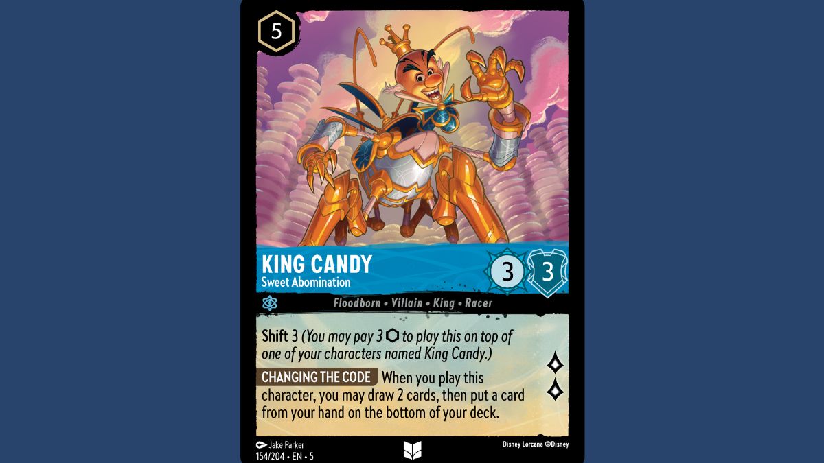 king candy big disney lorcana shimmering skies