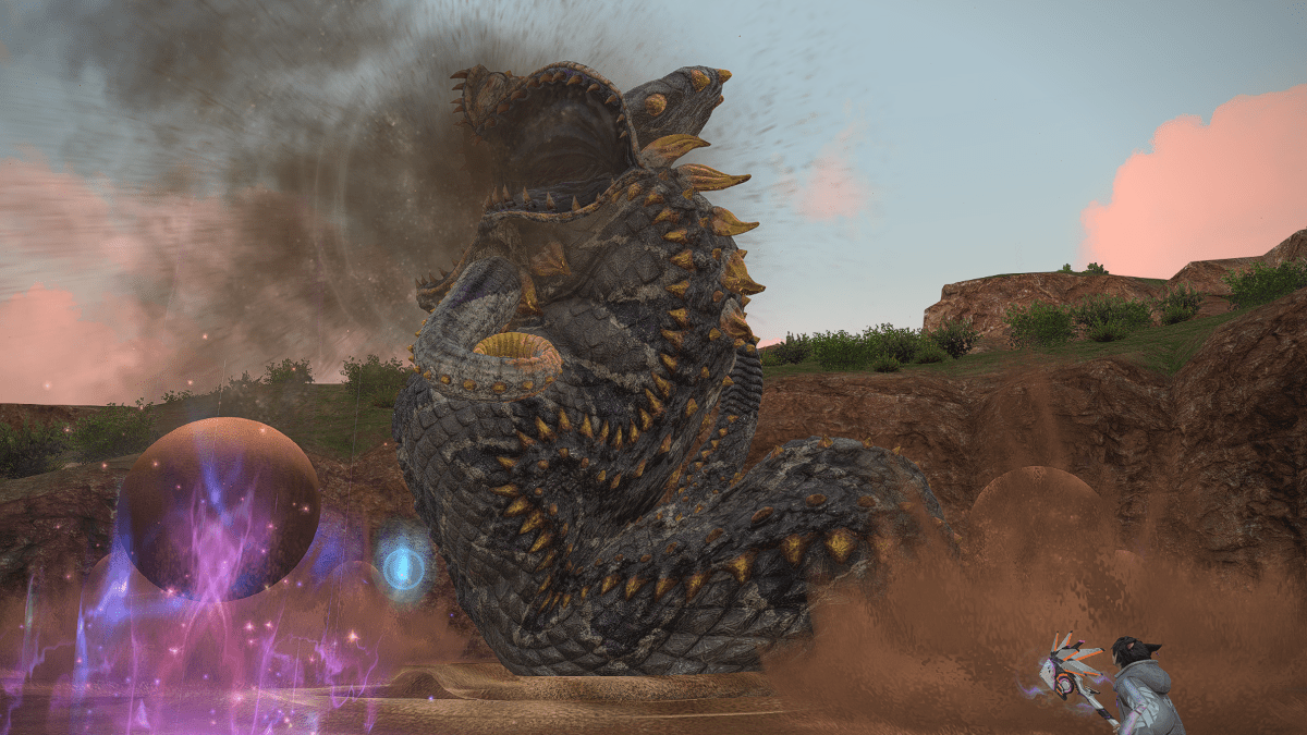 The Serpentlord Seethes FATE in Final Fantasy XIV