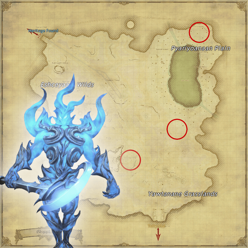 Sansheya, the S Rank found in Shaaloani in Final Fantasy XIV and where it can spawn