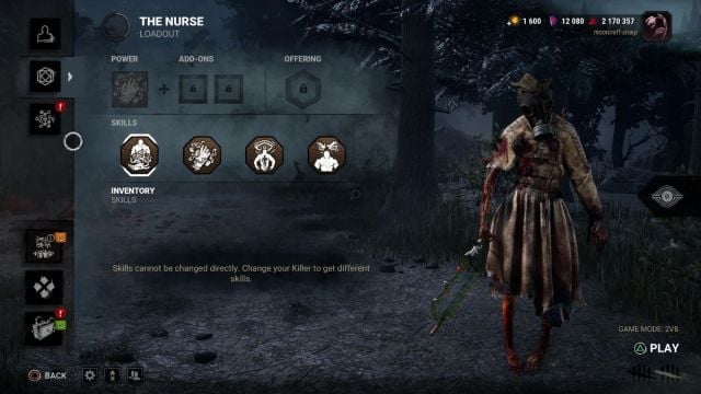 the nurse killer dead by daylight 2v8 mode