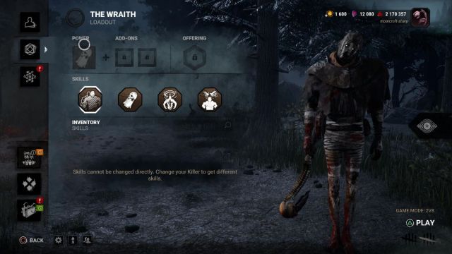 the wraith killer dead by daylight 2v8 mode