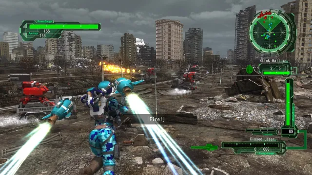 Earth Defense Force 6  Wingdiver in the post-apocalypse