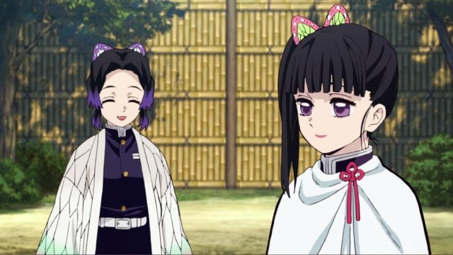 Shinobu Kocho and Kanao in Demon Slayer