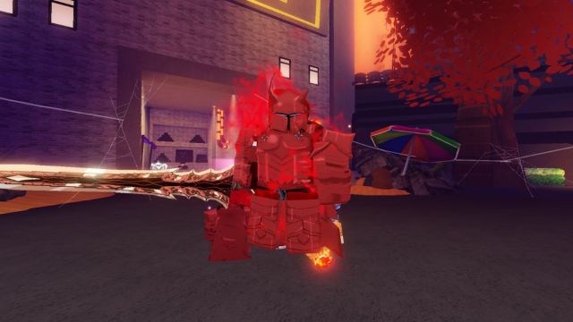 Crimson Commander Mythic unit in ALS Roblox