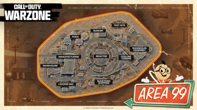 Area 99 map