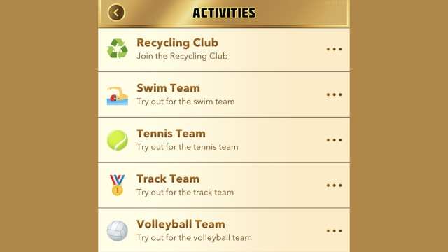 BitLife track team