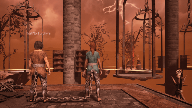 Two players in Chained Together