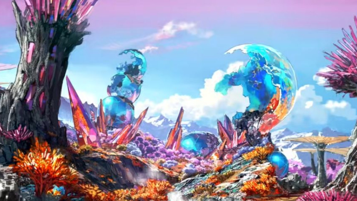 A new artwork for Cosmic Exploration in Final Fantasy XIV